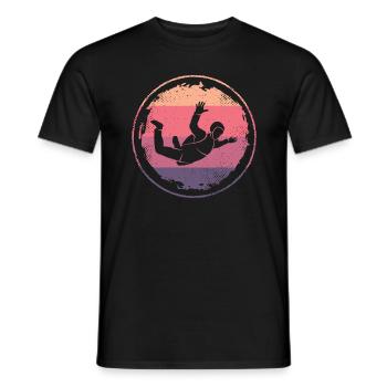 Skydiver Fallschirmspringer Frauen Skydiving - Männer T-Shirt - Schwarz - Vorne - AI Model Male 178 light (178cm)