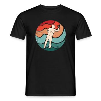 Darts Player Darts Dartboard Darts Player - Men's T-Shirt - black - Front - AI Model Male 178 light (178cm)