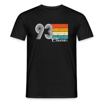 1993 Limited Edition,1993 Classic Birthday Gif - Men's T-Shirt - black - Front - AI Model Male 178 light (178cm)