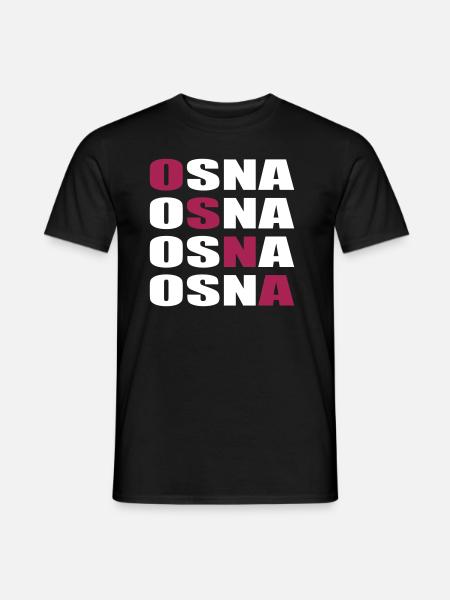 OSNA -Osnabrück - Männer T-Shirt - Schwarz