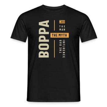 Boppa L’homme Le mythe La mauvaise influence - T-shirt homme - noir - Devant - AI Model Male 178 light (178cm)