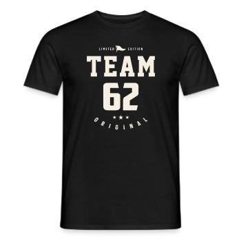 1961 62 Years of Pure Awesomeness - 62nd Birthday - Men's T-Shirt - black - Front - AI Model Male 178 light (178cm)