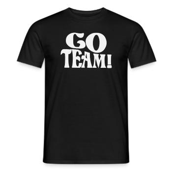 Los geht's, Team! Lustige Sportarten - Männer T-Shirt - Schwarz - Vorne - AI Model Male 178 light (178cm)