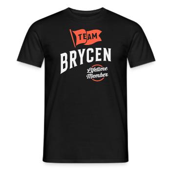 Team Brycen Lebenslanges Mitglied - Männer T-Shirt - Schwarz - Vorne - AI Model Male 178 light (178cm)