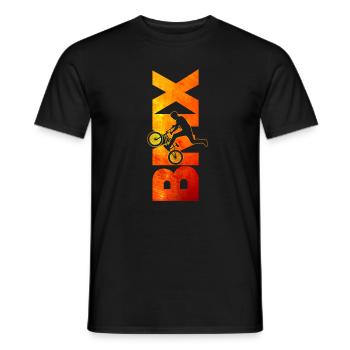 BMX BMX Rider BMXer Freestyle Stunts Cadeau - T-shirt homme - noir - Devant - AI Model Male 178 light (178cm)
