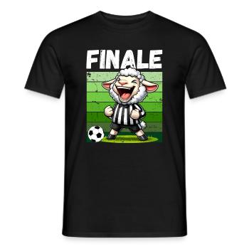 Soccer Final Soccer Fan Soccer Player Funny - Men's T-Shirt - black - Front - AI Model Male 178 light (178cm)