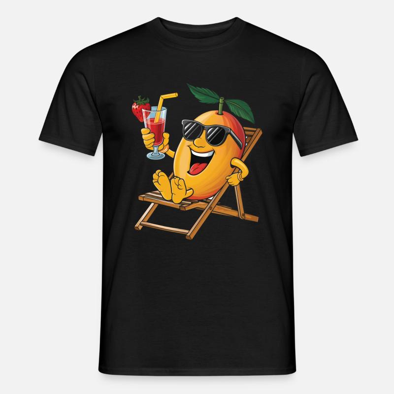 Mango - Männer T-Shirt - Schwarz