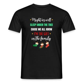 Weihnachten Familie Weihnachtsgeschenk Lustig - Männer T-Shirt - Schwarz - Vorne - AI Model Male 178 light (178cm)