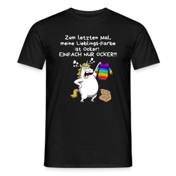 Carnival Birthday Unicorn Funny Gift Comic - Men's T-Shirt - black - Front - AI Model Male 178 light (178cm)