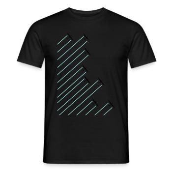 Planeur Planeur Planeur Planeur Pilote - T-shirt homme - noir - Devant - AI Model Male 178 light (178cm)