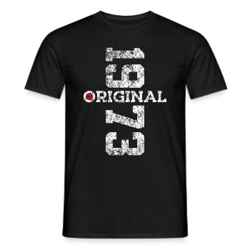 53RD BIRTHDAY ORIGINAL 1973 - Men's T-Shirt - black - Front - AI Model Male 178 light (178cm)