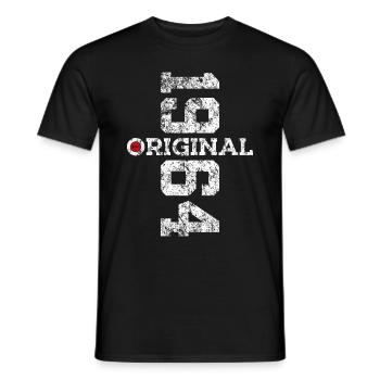 62ND BIRTHDAY ORIGINAL 1964 - Men's T-Shirt - black - Front - AI Model Male 178 light (178cm)