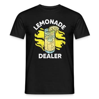 Limonade Lemonade Getränk - Männer T-Shirt - Schwarz - Vorne - AI Model Male 178 light (178cm)