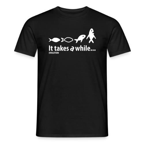 Evolution | Wit | M - Heren T-shirt