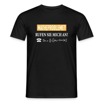 Mathe Mathematik Mathelehrer Algebra Uni Geschenk - Männer T-Shirt - Schwarz - Vorne - AI Model Male 178 light (178cm)