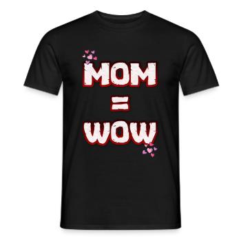 Fête des Mères Fête des Mères Fête des Mères - T-shirt homme - noir - Devant - AI Model Male 178 light (178cm)