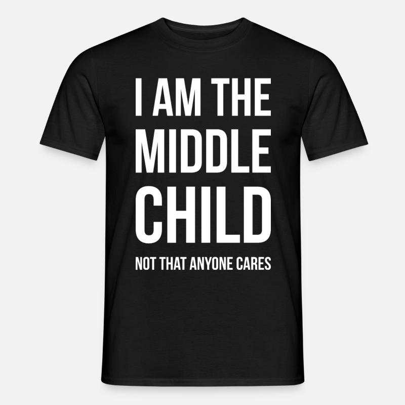 Mittleres Kind I - Männer T-Shirt - Schwarz