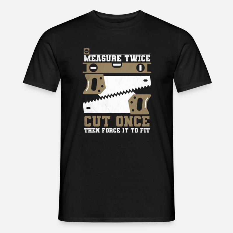 Menuiserie Menuiserie Menuisier Menuisier Menuisier - T-shirt homme - noir
