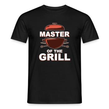 Master Of The Grill Grillliebhaber Hobbygriller - Männer T-Shirt - Schwarz - Vorne - AI Model Male 178 light (178cm)