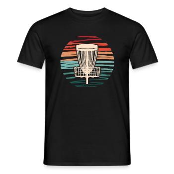 Disc Golf Disc Golf Player Frisbees Discgolfer - T-shirt homme - noir - Devant - AI Model Male 178 light (178cm)