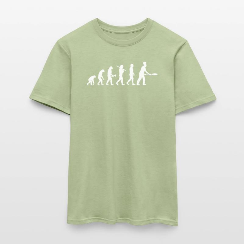 Bäcker Bäckerin Bäckerei Evolution Backen Geschenk Männer T-Shirt