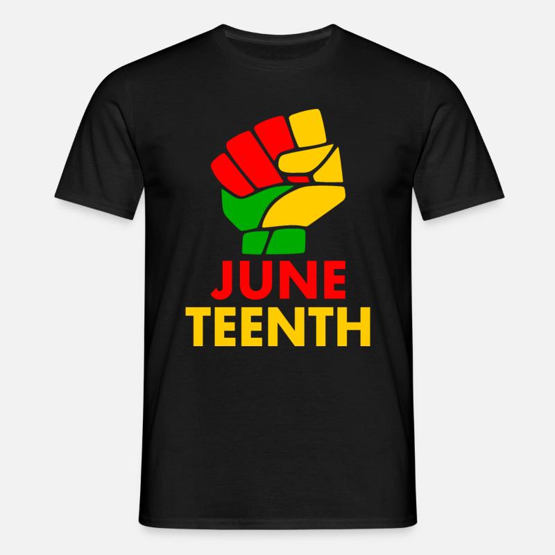 juneteenth - Men's T-Shirt - black