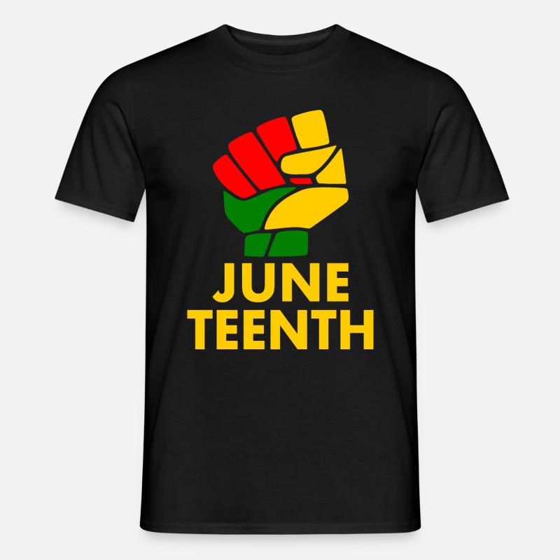 juneteenth - Männer T-Shirt - Schwarz