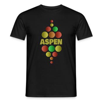 Geschenk für Aspen - Männer T-Shirt - Schwarz - Vorne - AI Model Male 178 light (178cm)