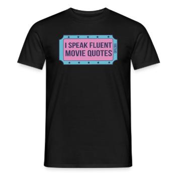 Film drôle - T-shirt homme - noir - Devant - AI Model Male 178 light (178cm)