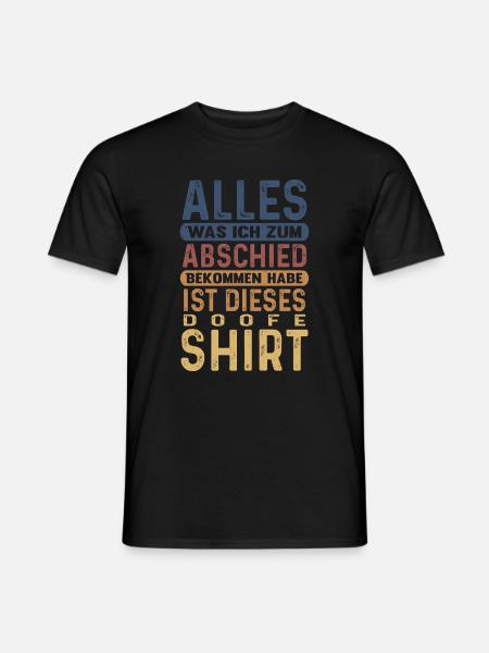 Arbeitskollege Abschied Jobwechsel Kollegen - Männer T-Shirt - Schwarz