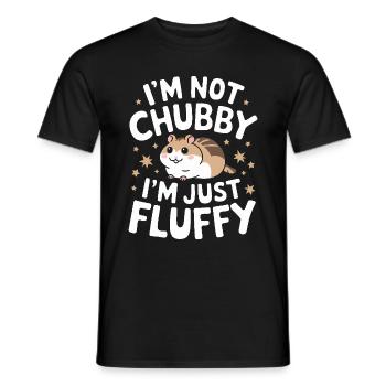 Hamster - Männer T-Shirt - Schwarz - Vorne - AI Model Male 178 light (178cm)