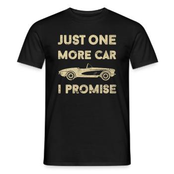 Il ne reste plus qu’une voiture amateur de voiture oldtimer motor - T-shirt homme - noir - Devant - AI Model Male 178 light (178cm)