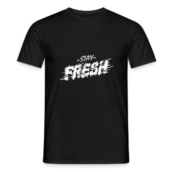 Restez frais - Restez frais et détendu - T-shirt homme - noir - Devant - AI Model Male 178 light (178cm)