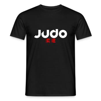 Judo - Männer T-Shirt - Schwarz - Vorne - AI Model Male 178 light (178cm)