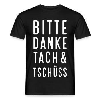 Lustige Sprüche - Männer T-Shirt - Schwarz - Vorne - AI Model Male 178 light (178cm)