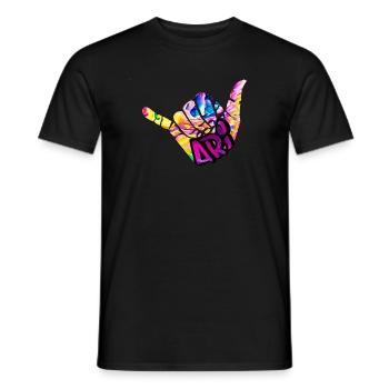ARIANCITA - Männer T-Shirt - Schwarz - Vorne - AI Model Male 178 light (178cm)