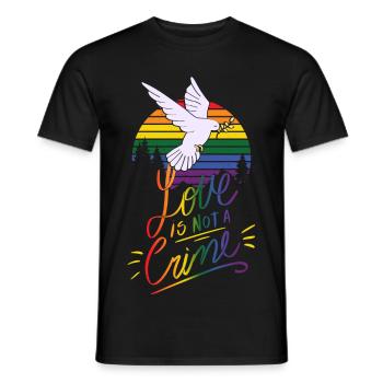 Christopher Street Day - Men's T-Shirt - black - Front - AI Model Male 178 light (178cm)