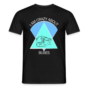 Chauffeur d’autobus scolaire Chauffeur d’autobus scolaire - T-shirt homme - noir - Devant - AI Model Male 178 light (178cm)