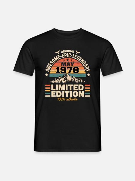 May 1978 - May 1978 - Men's T-Shirt - black