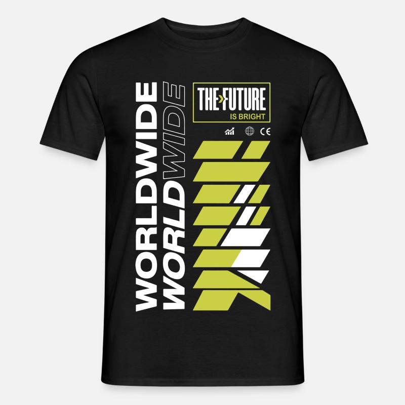 Future Radiant Pattern - Men's T-Shirt - black