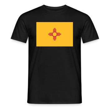 Flag New Mexico - T-shirt homme - noir - Devant - AI Model Male 178 light (178cm)