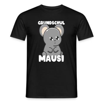 Grundschulmausi Lehramt Grundschule Lehrer - Männer T-Shirt - Schwarz - Vorne - AI Model Male 178 light (178cm)