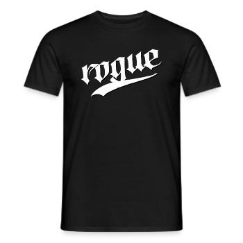 escroc voyou schelm bandit pointu chemise de garçon - T-shirt homme - noir - Devant - AI Model Male 178 light (178cm)