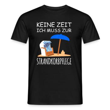 Vacances en chaise longue - T-shirt homme - noir - Devant - AI Model Male 178 light (178cm)