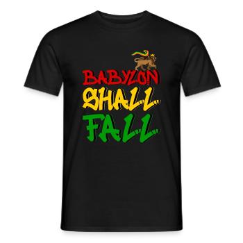 Babylon Shall Fall - Männer T-Shirt - Schwarz - Vorne - AI Model Male 178 light (178cm)