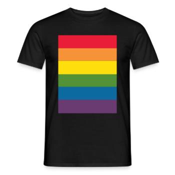 Einfach stolz und stolz - Männer T-Shirt - Schwarz - Vorne - AI Model Male 178 light (178cm)