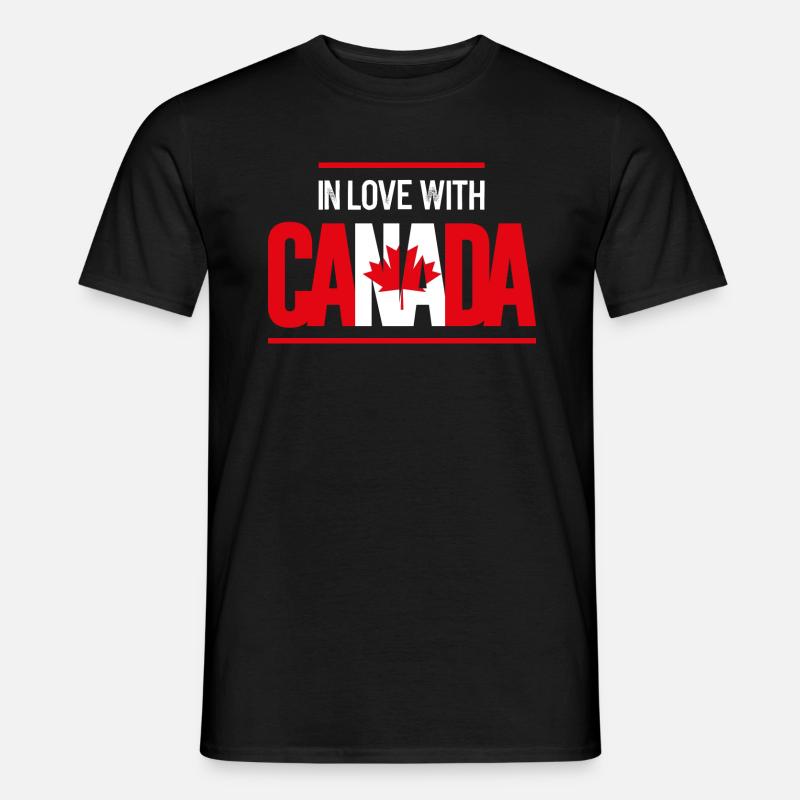 Kanada - Männer T-Shirt - Schwarz