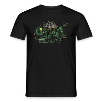 Batavia Cthulhu - Men's T-Shirt - black - Front - AI Model Male 178 light (178cm)