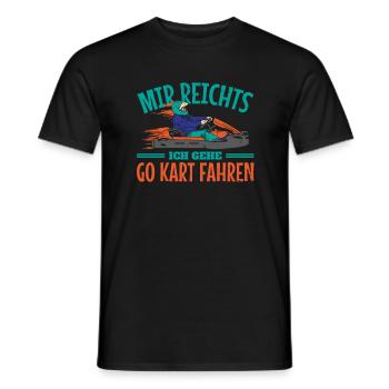 Assez pour moi, je vais faire du karting - T-shirt homme - noir - Devant - AI Model Male 178 light (178cm)