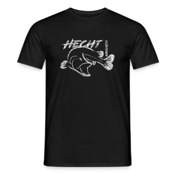 Pike Whisperer - Pike fishing - Men's T-Shirt - black - Front - AI Model Male 178 light (178cm)